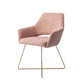 Jesper Home Yanai eetkamerstoel Pink Punch|cross gold