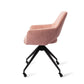 Jesper Home Yanai eetkamerstoel Pink Punch|glide black