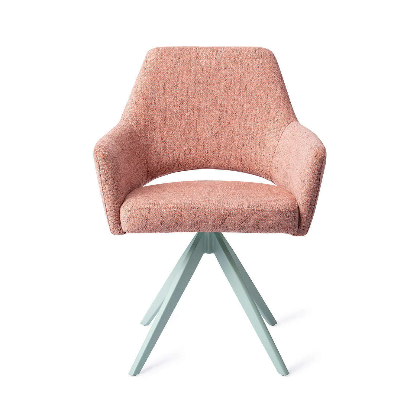 Jesper Home Yanai eetkamerstoel Pink Punch|turn mint