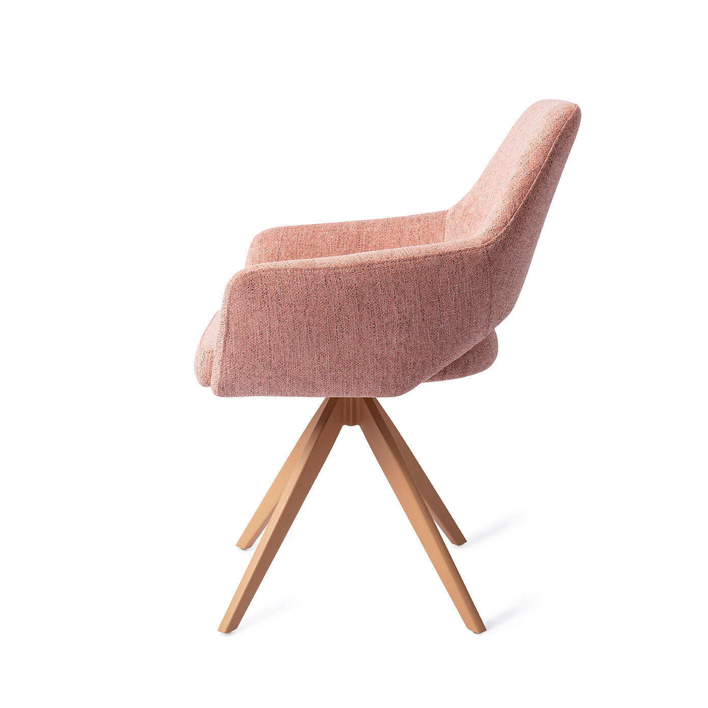 Jesper Home Yanai eetkamerstoel Pink Punch|turn peach