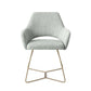 Jesper Home Yanai eetkamerstoel Soft Sage|beehive gold