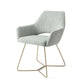 Jesper Home Yanai eetkamerstoel Soft Sage|beehive gold