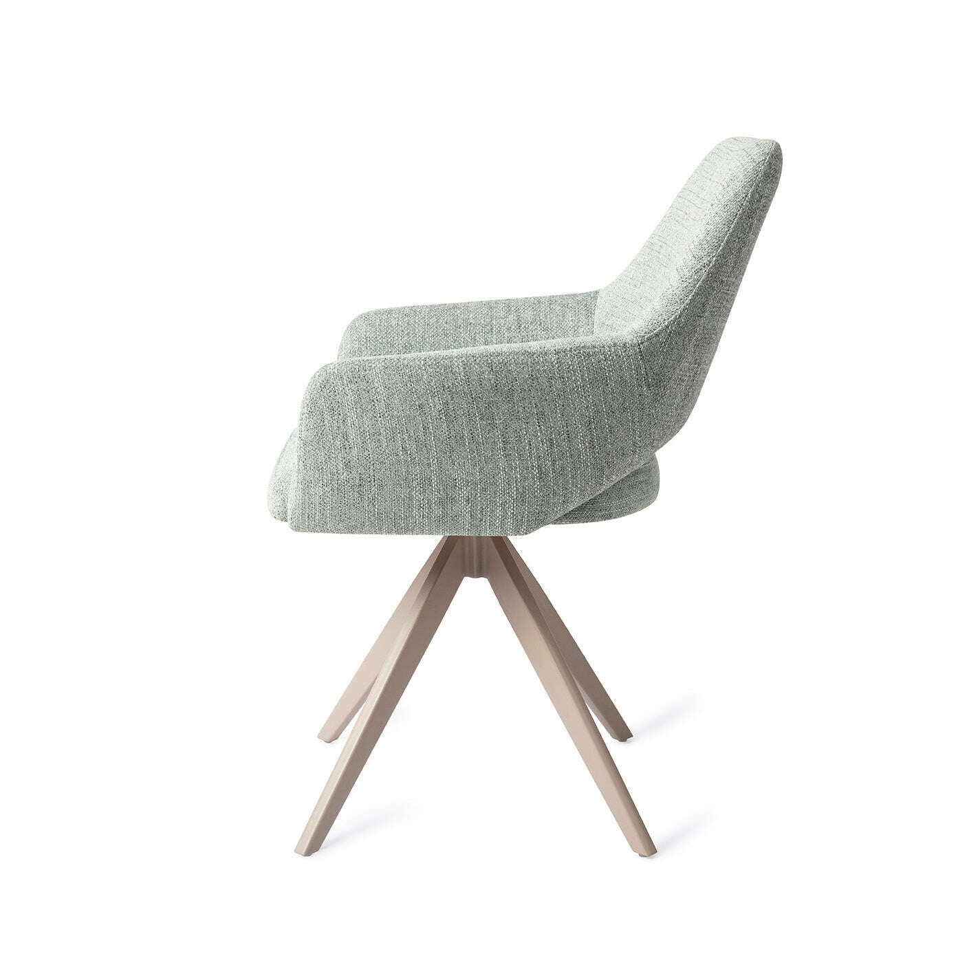 Jesper Home Yanai eetkamerstoel Soft Sage|turn beige