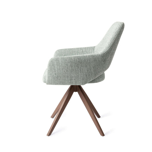 Jesper Home Yanai eetkamerstoel Soft Sage|turn brown