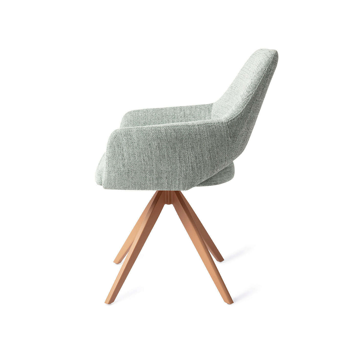 Jesper Home Yanai eetkamerstoel Soft Sage|turn peach