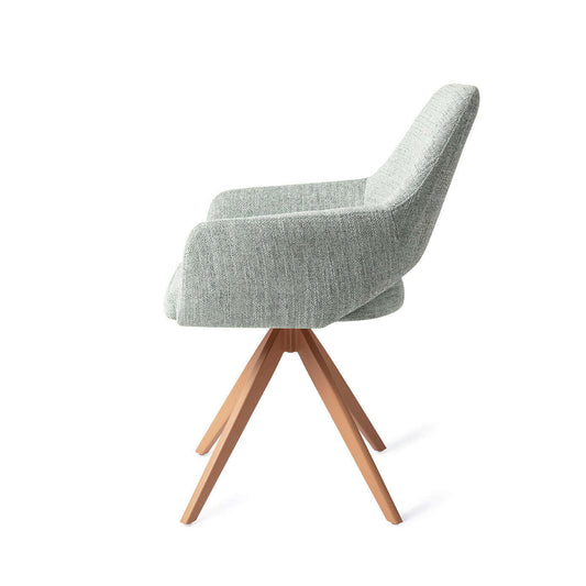 Jesper Home Yanai eetkamerstoel Soft Sage|turn peach