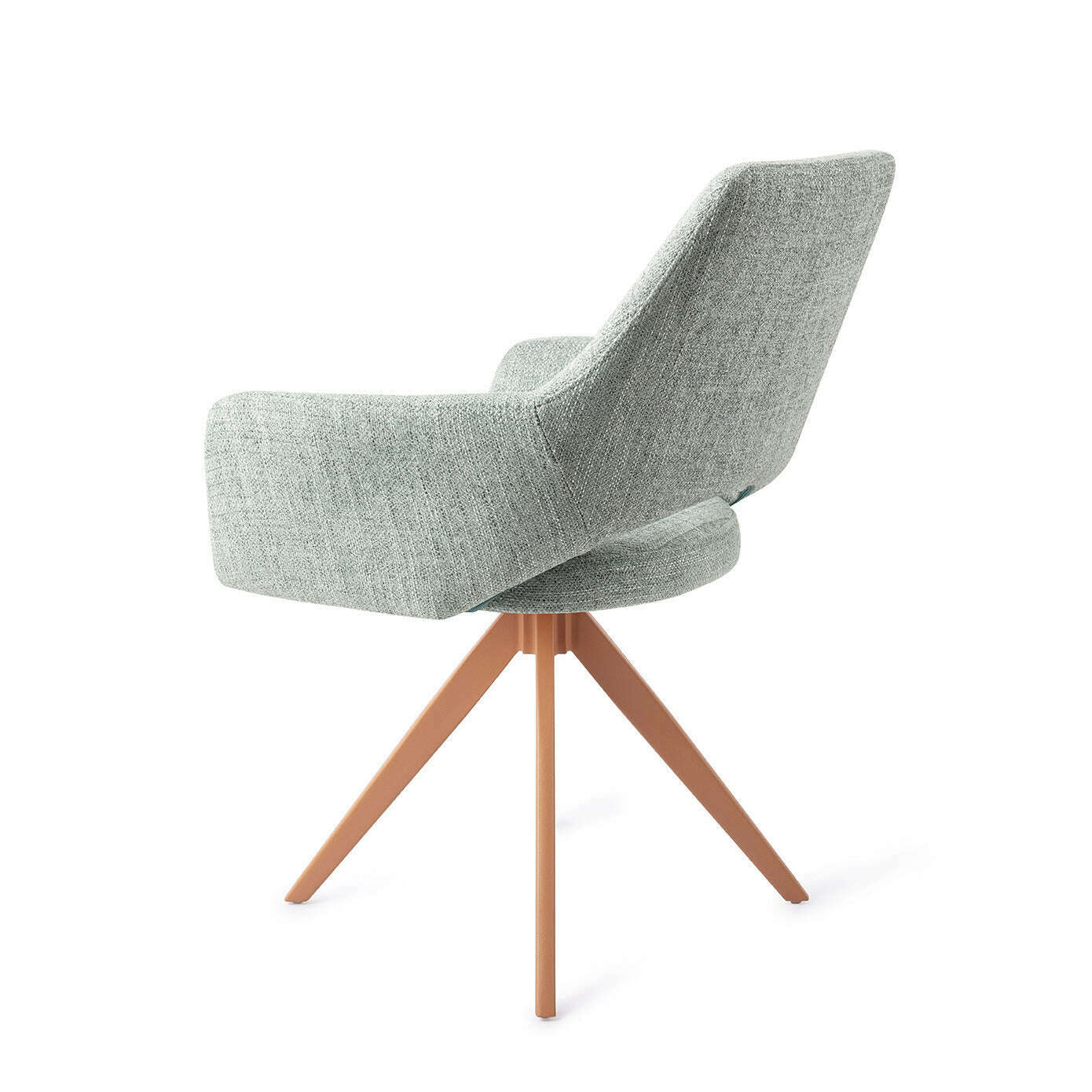 Jesper Home Yanai eetkamerstoel Soft Sage|turn peach