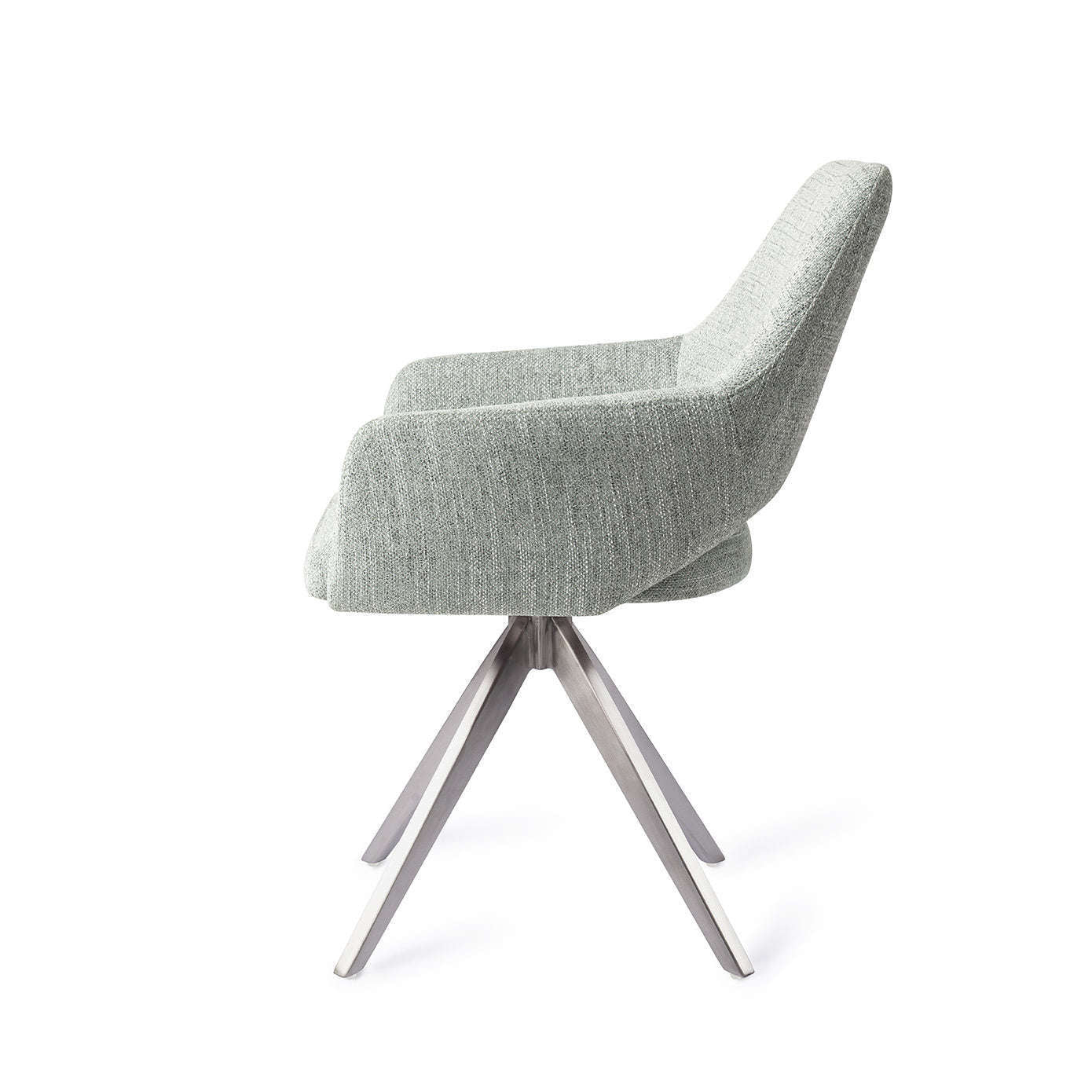 Jesper Home Yanai eetkamerstoel Soft Sage|turn steel