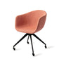 Jesper Home Yuni eetkamerstoel Coral Crush|glide black