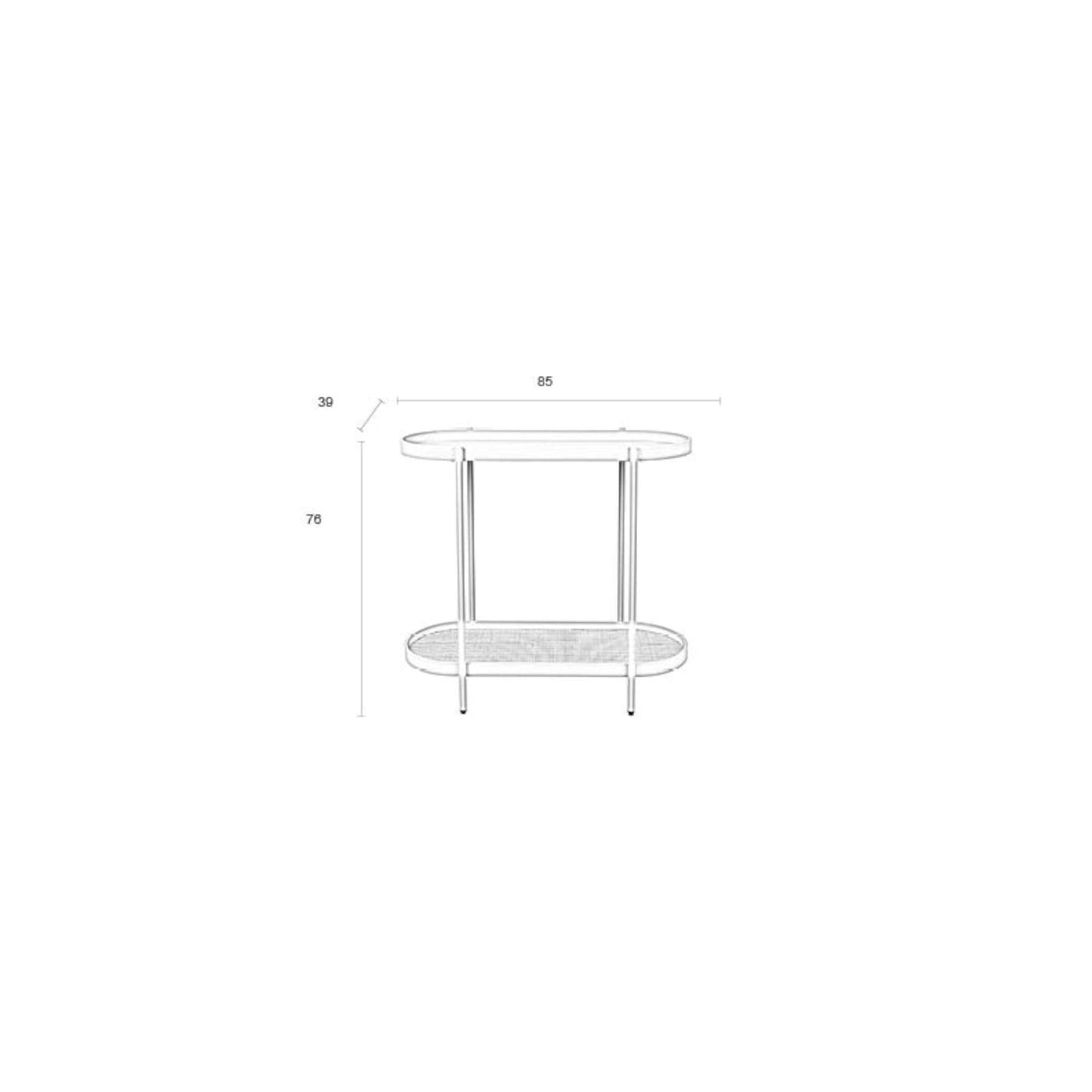 Staerkk Amaya sidetable beige