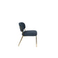 Staerkk Jolien fauteuil goud/donkerblauw