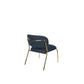 Staerkk Jolien fauteuil goud/donkerblauw