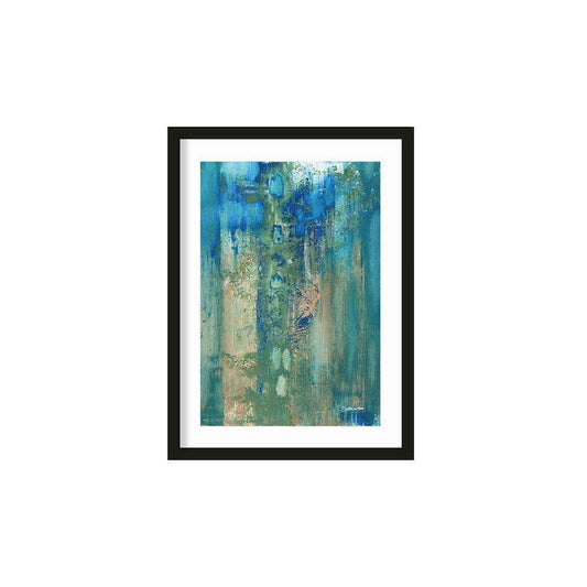 Urban Cotton Blue Green Abstract L artprint