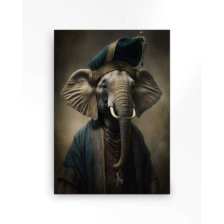 Urban Cotton Elephant L wandkleed