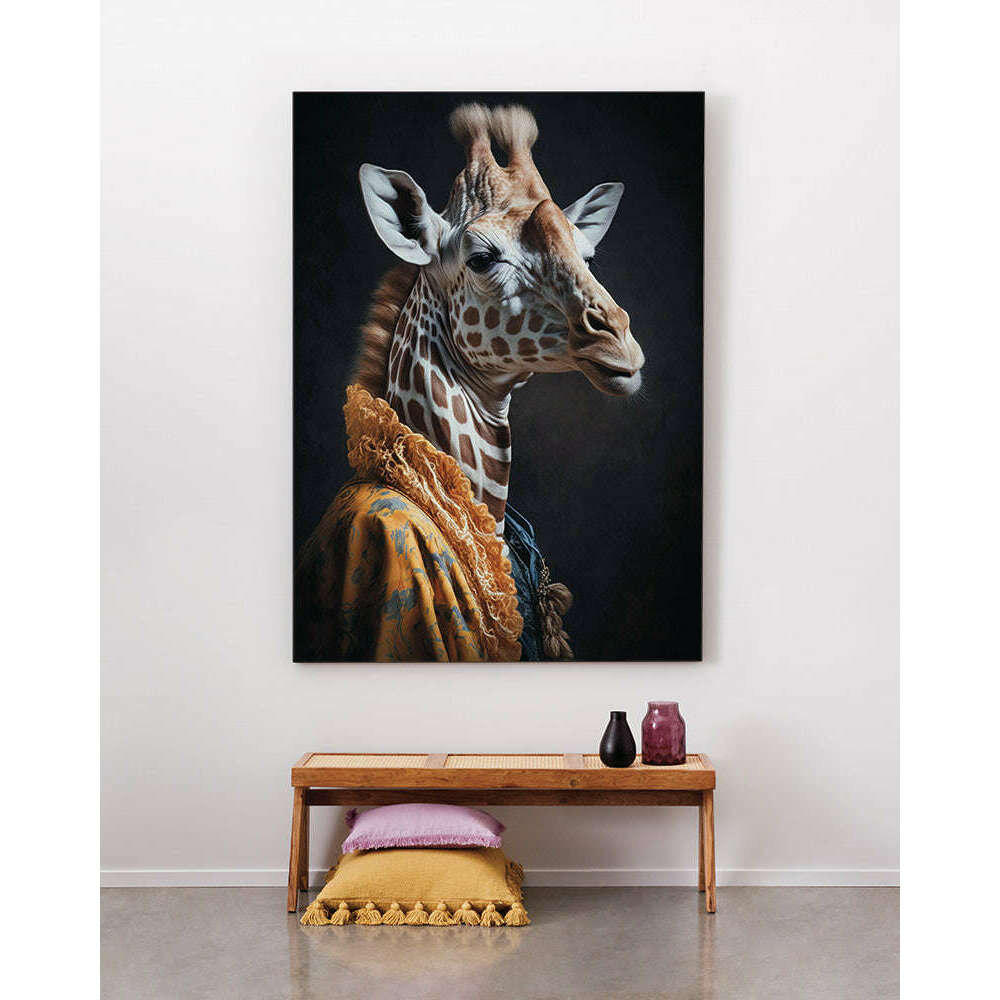 Urban Cotton Giraffe L wandkleed