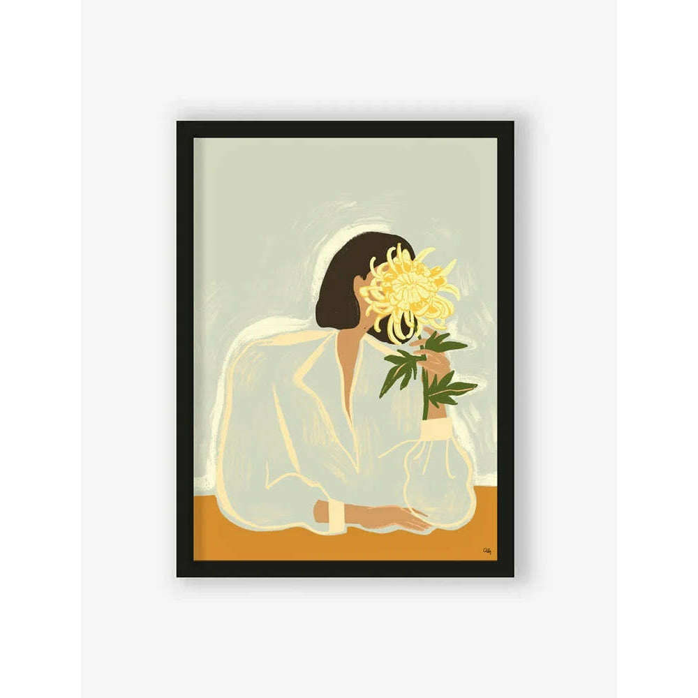 Urban Cotton The Chrysante Mum M artprint