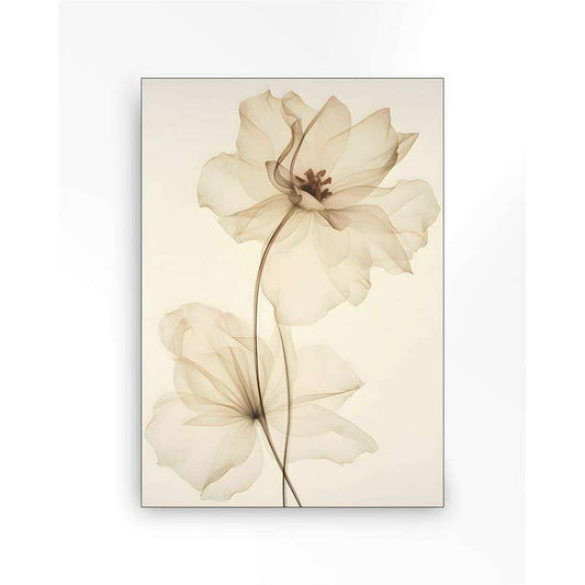 Urban Cotton White Flowers S wandkleed