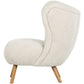 WOOOD Celine fauteuil teddy off white