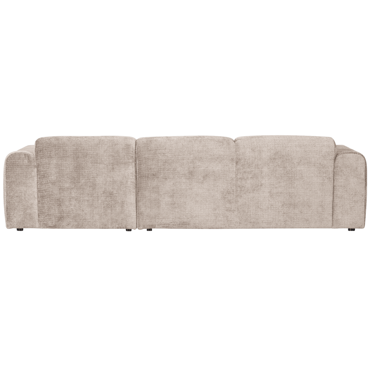 WOOOD Cloud chaise longue rechts geweven chenille naturel