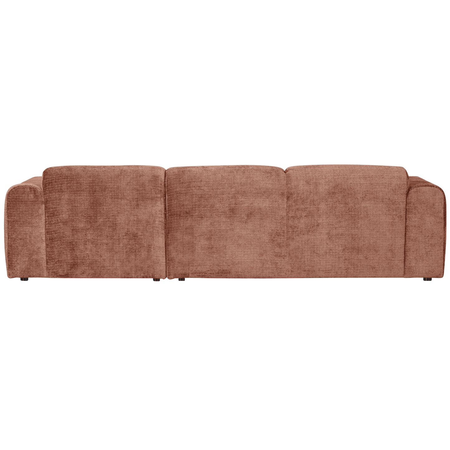 WOOOD Cloud chaise longue rechts geweven chenille terra