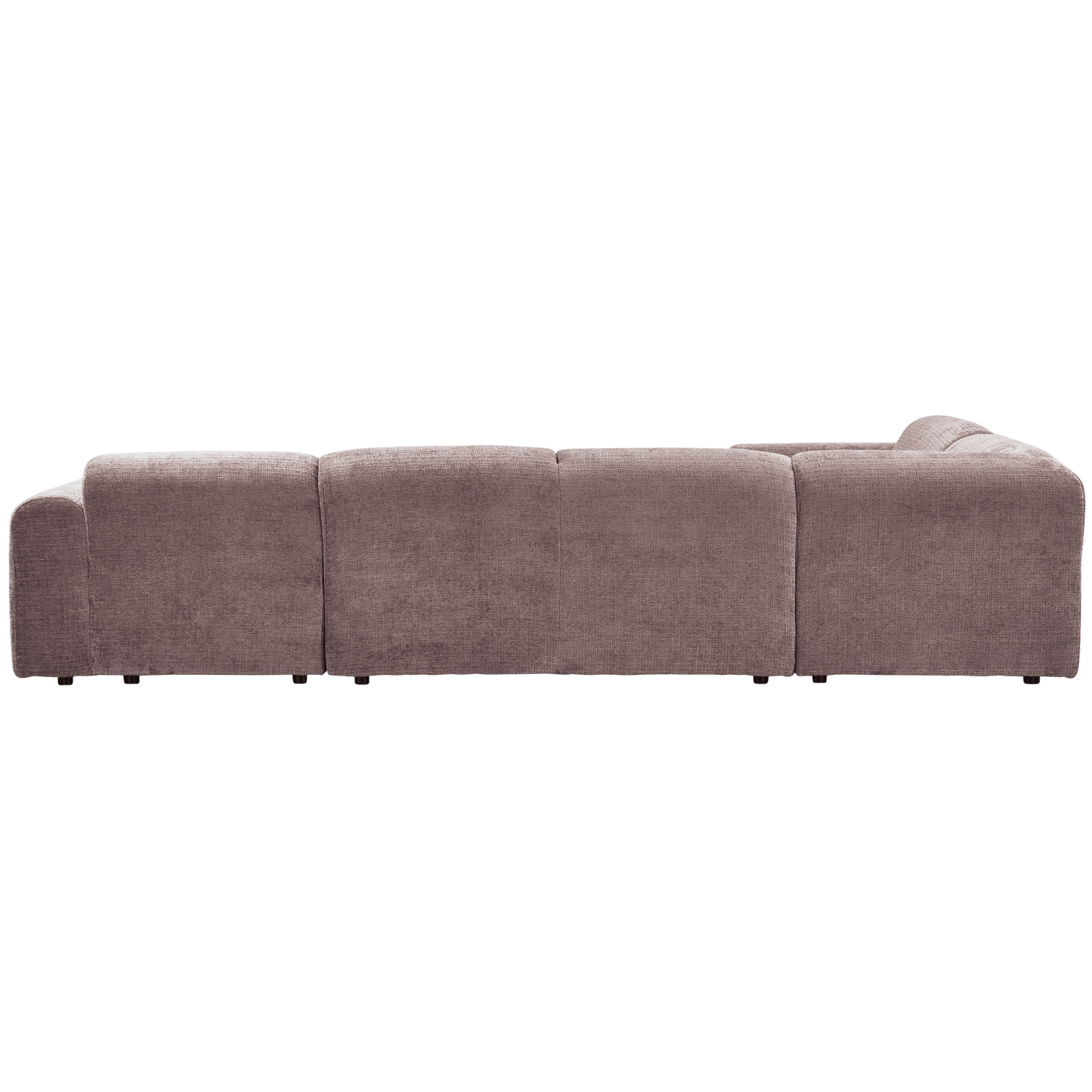 WOOOD Cloud hoekbank links geweven chenille taupe