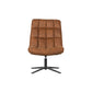 WOOOD Dirkje draaifauteuil cognac