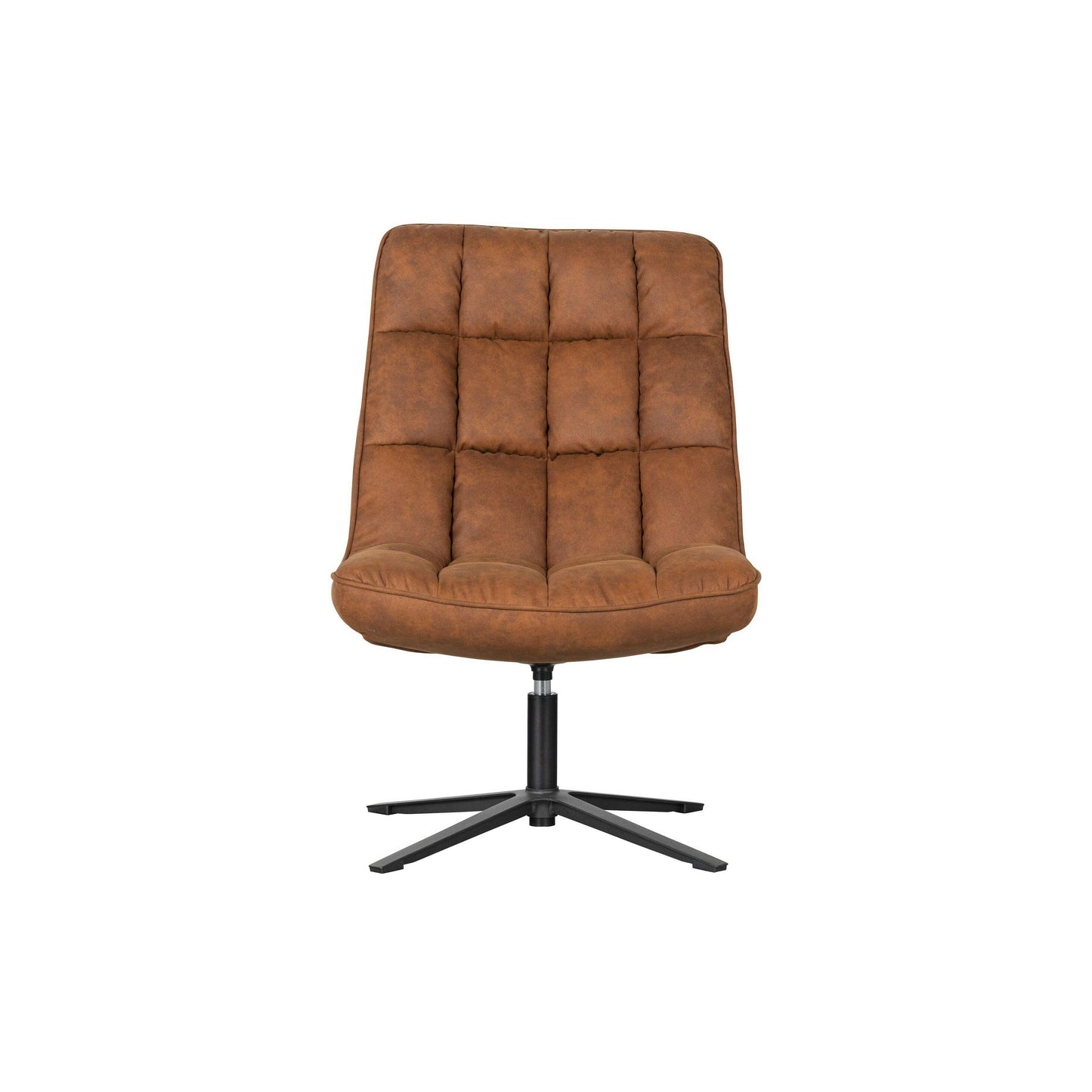 WOOOD Dirkje draaifauteuil cognac