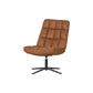 WOOOD Dirkje draaifauteuil cognac