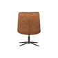 WOOOD Dirkje draaifauteuil cognac