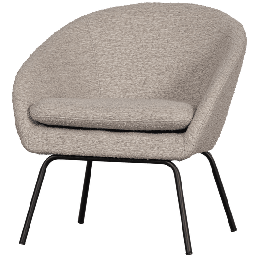 WOOOD Ditte fauteuil boucle greige