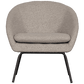 WOOOD Ditte fauteuil boucle greige