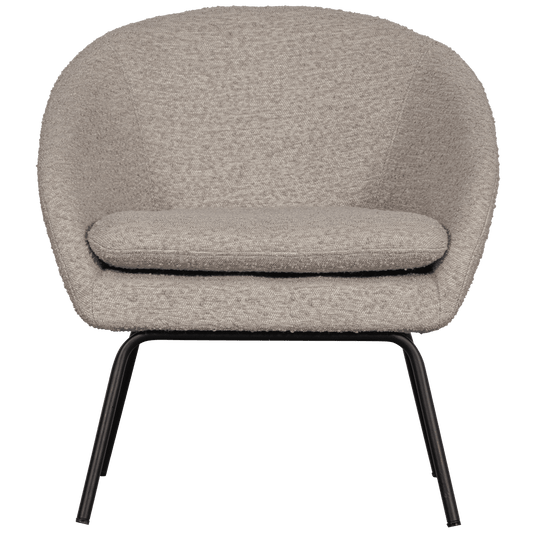 WOOOD Ditte fauteuil boucle greige