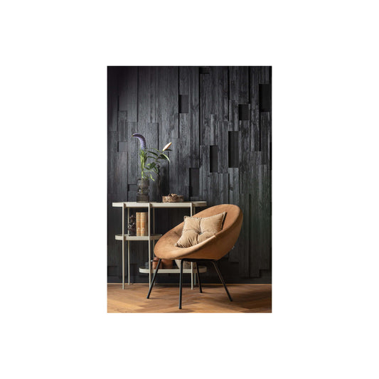 WOOOD Exclusive Moly fauteuil velvet toffee