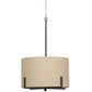 WOOOD Holly hanglamp zwart/naturel