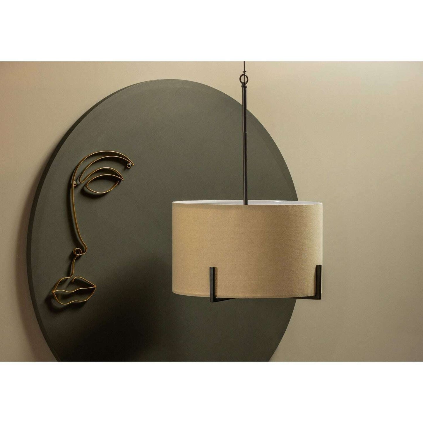 WOOOD Holly hanglamp zwart/naturel