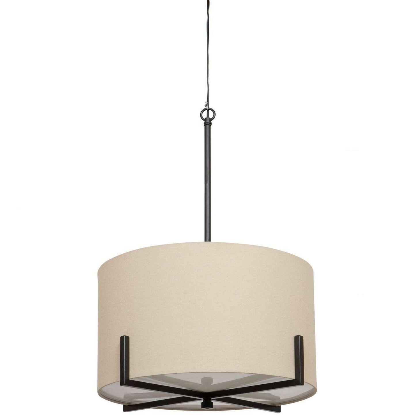 WOOOD Holly hanglamp zwart/naturel