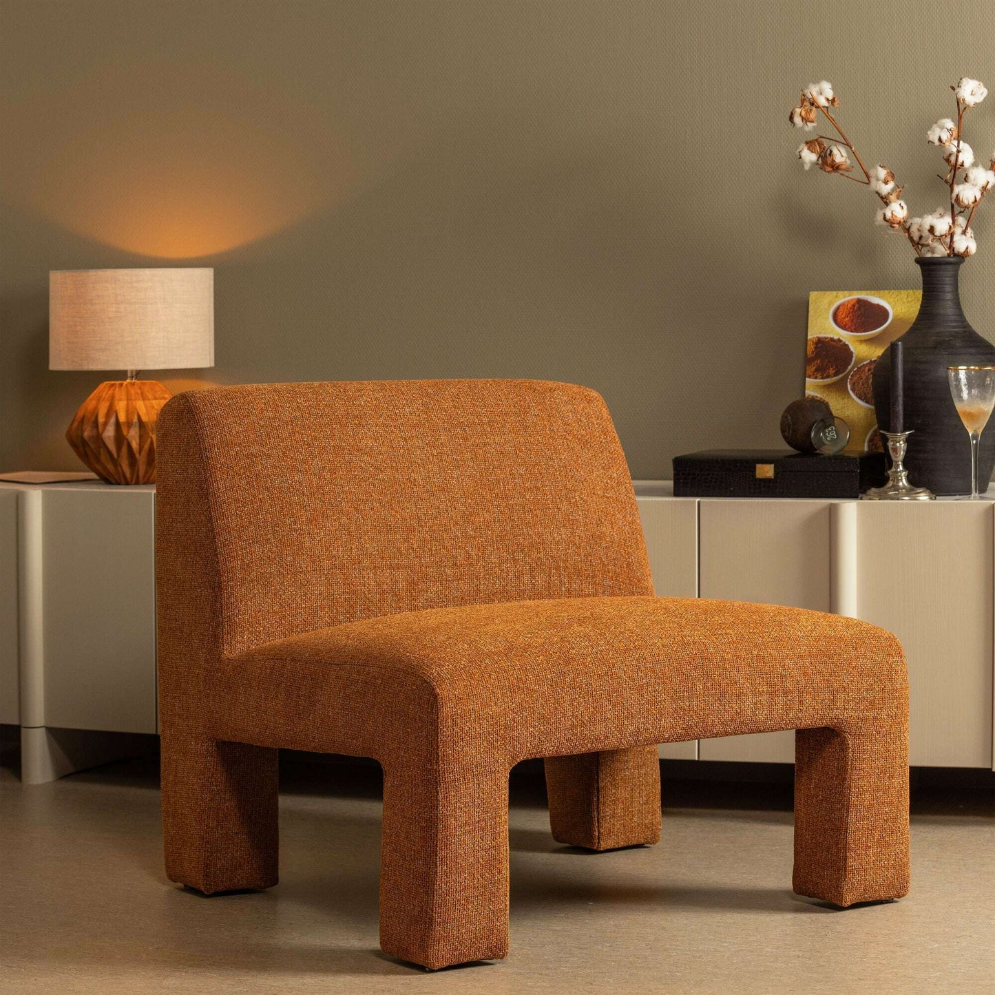 WOOOD Lavid fauteuil ginger