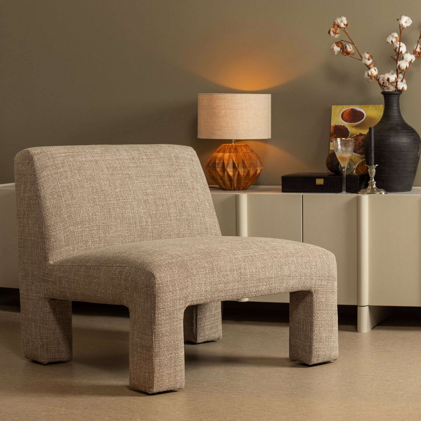 WOOOD Lavid fauteuil naturel