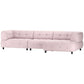 WOOOD Louis chaise longue rechts platweef mauve