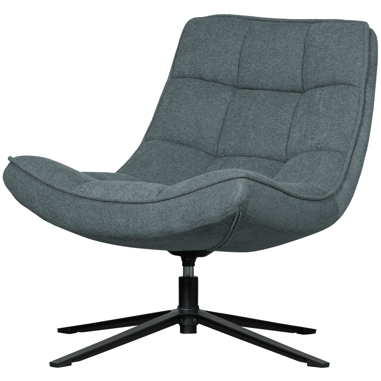 WOOOD Maudi draaifauteuil blue stone