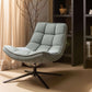 WOOOD Maudi draaifauteuil blue stone