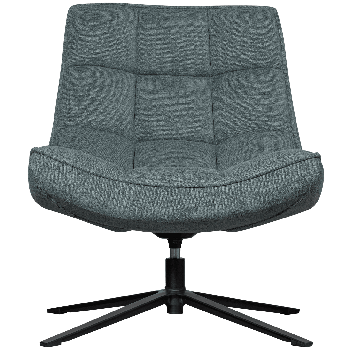 WOOOD Maudi draaifauteuil blue stone