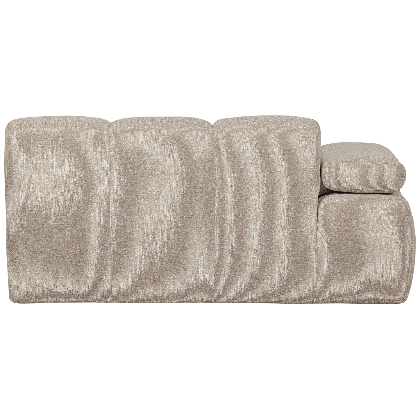 WOOOD Mojo 1.5-zits met arm links boucle beige melange