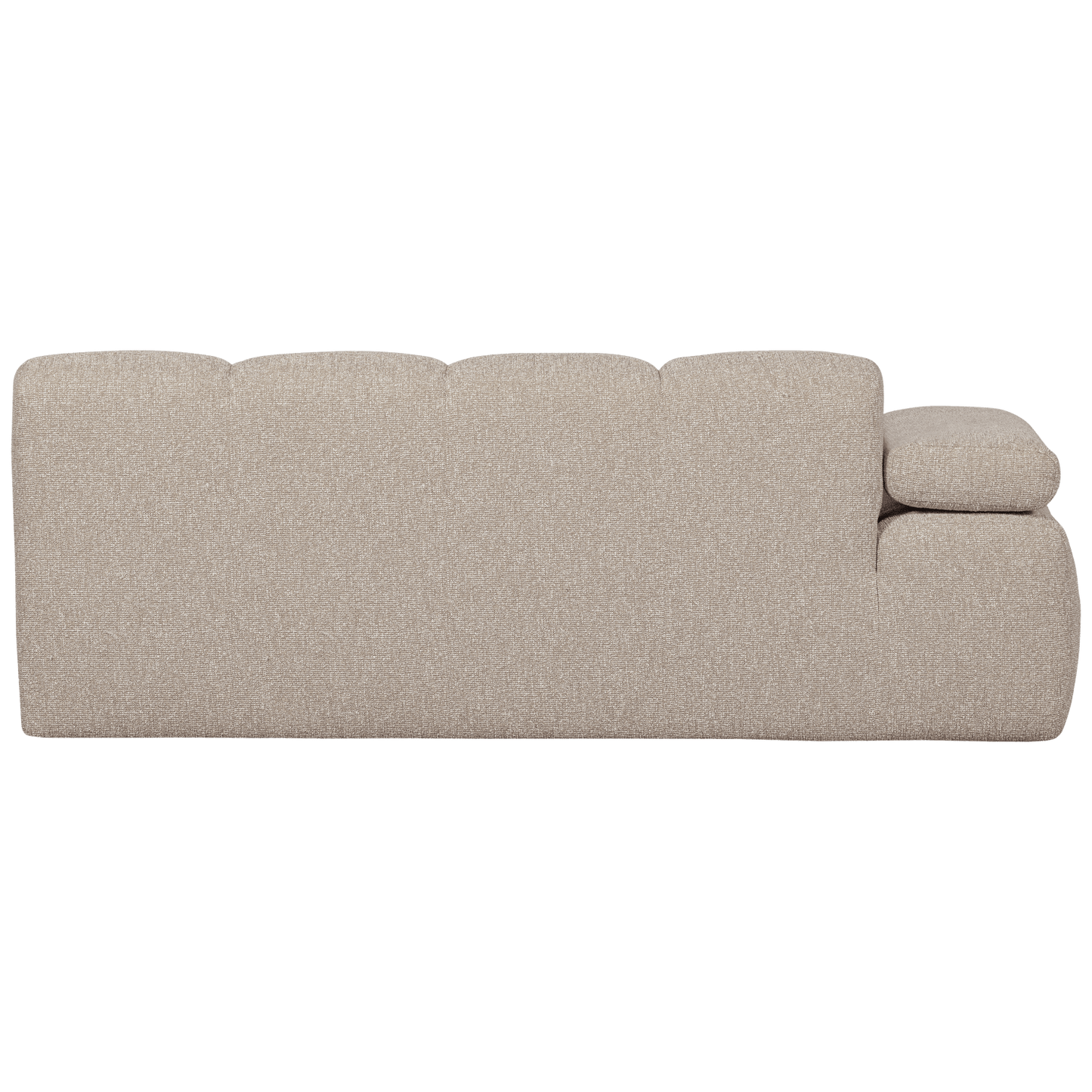 WOOOD Mojo 2-zits met arm links boucle beige melange