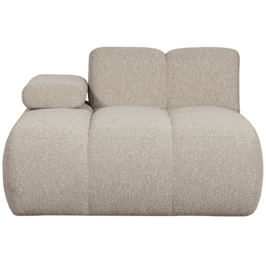 WOOOD Mojo chaise longue element links boucle beige melange