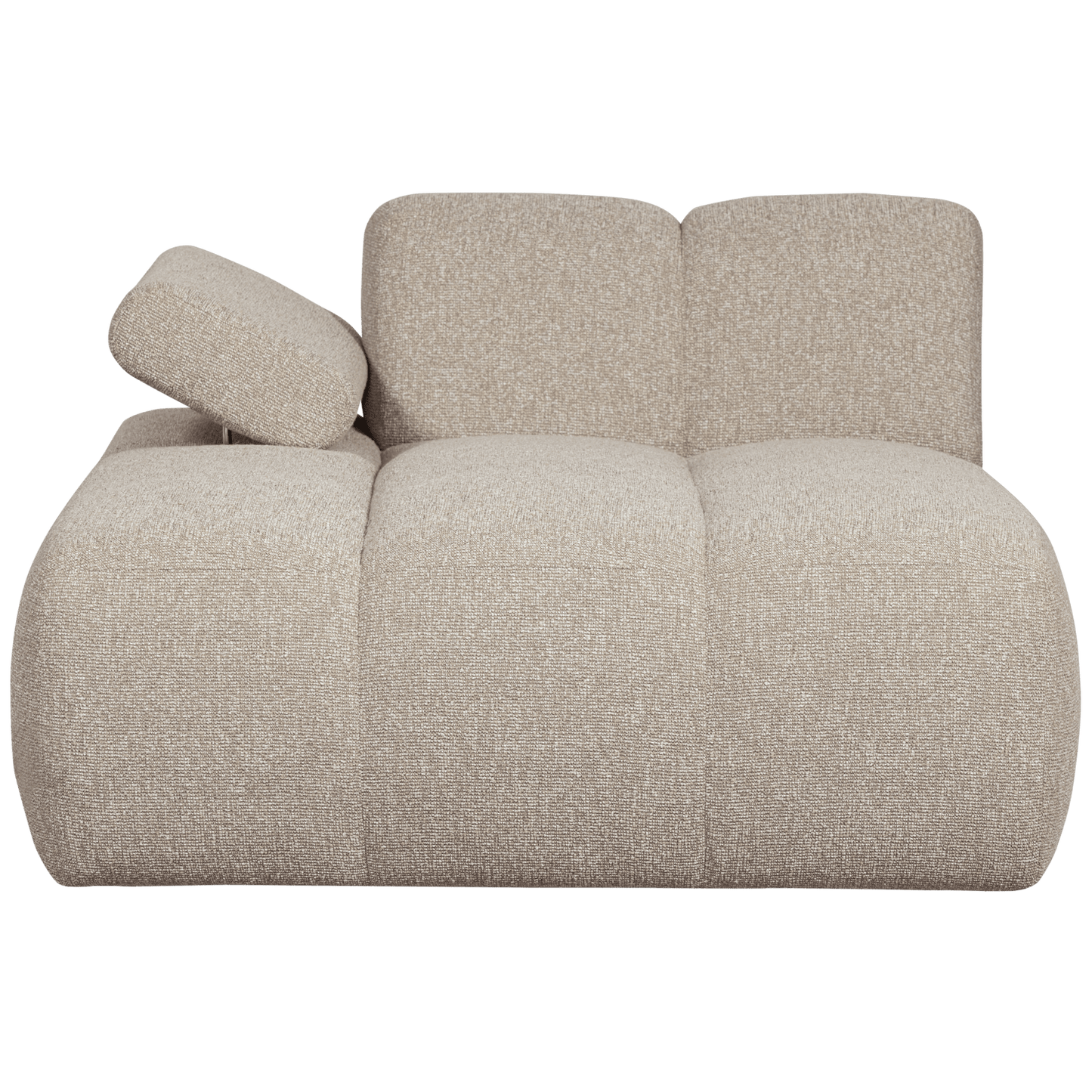 WOOOD Mojo chaise longue element links boucle beige melange