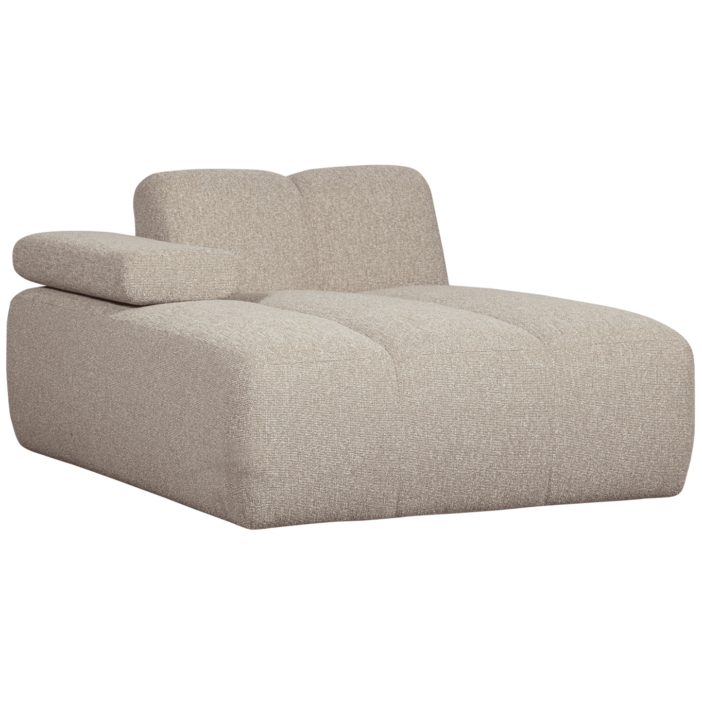 WOOOD Mojo chaise longue element links boucle beige melange