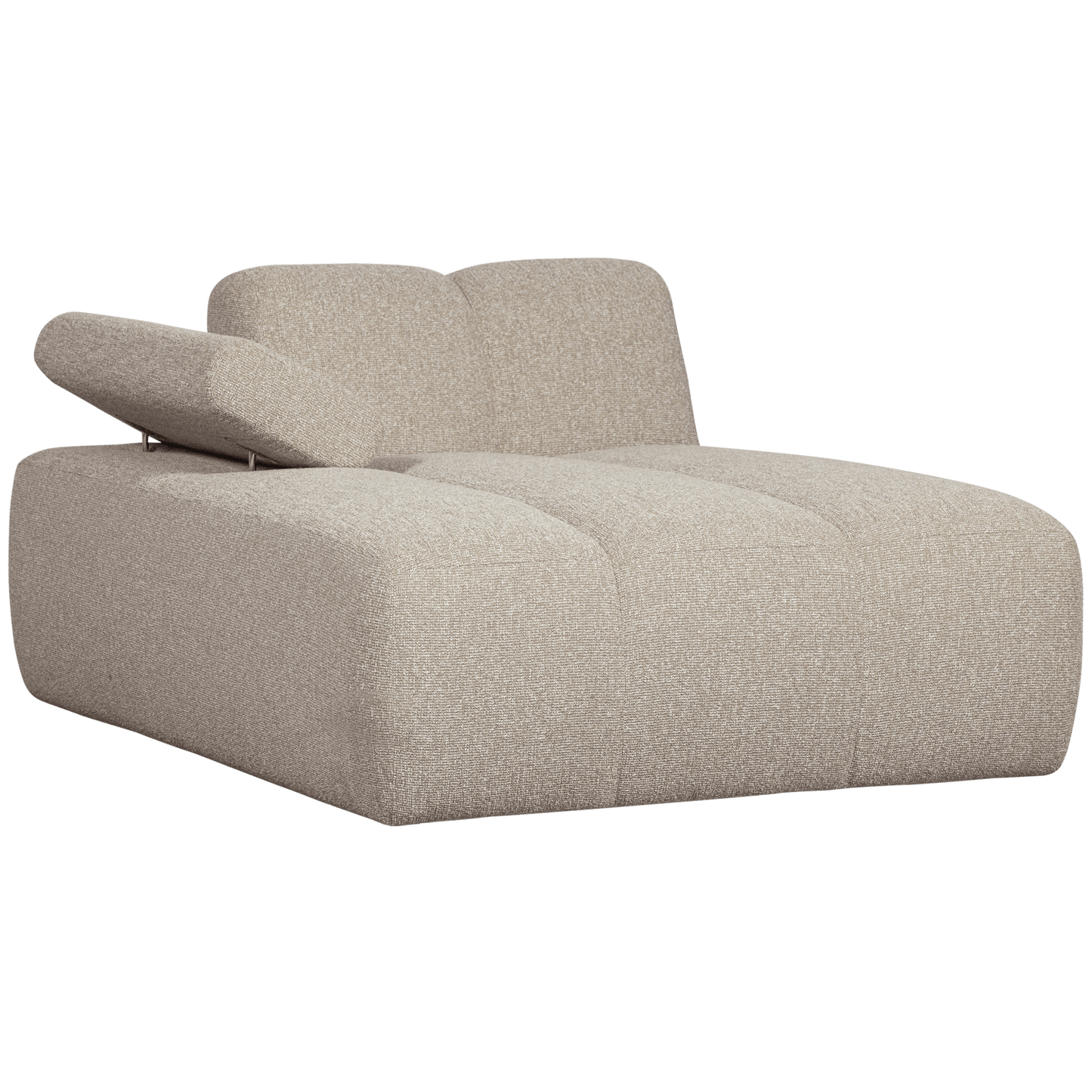 WOOOD Mojo chaise longue element links boucle beige melange