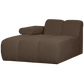 WOOOD Mojo chaise longue element links boucle bruin melange