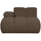 WOOOD Mojo chaise longue element links boucle bruin melange